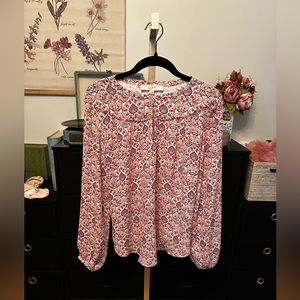 LOFT long sleeve blouse. Size S. Perfect condition.